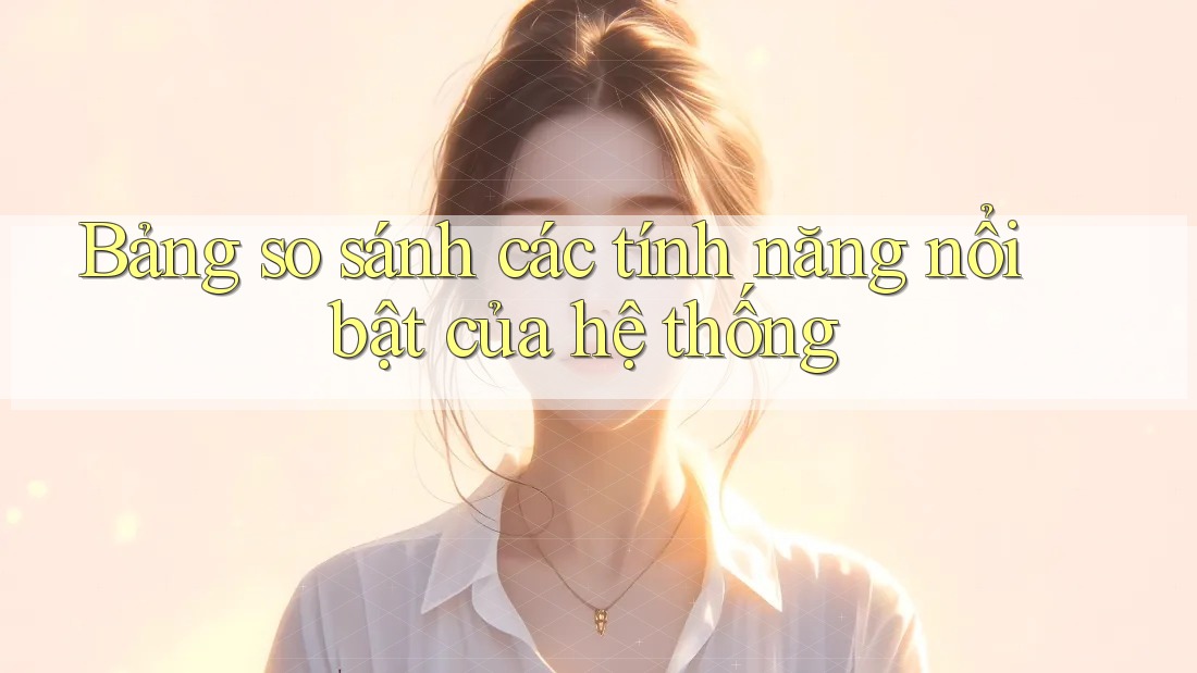 Bảng so sánh các tính năng nổi bật của hệ thống