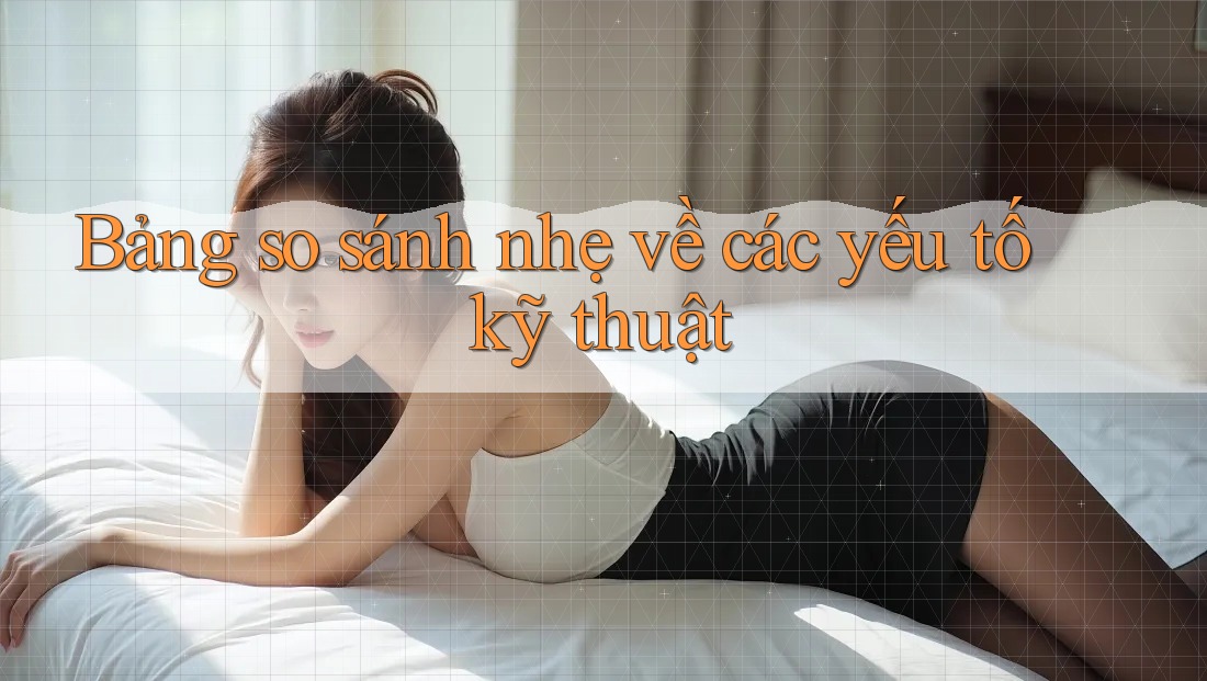 Bảng so sánh nhẹ về các yếu tố kỹ thuật