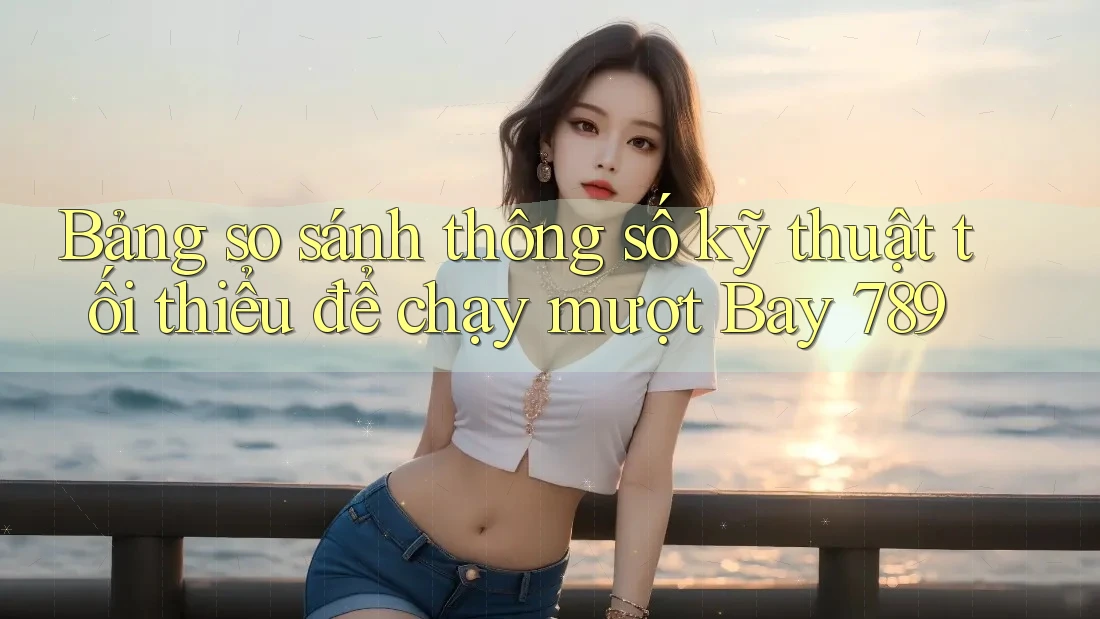 Bảng so sánh thông số kỹ thuật tối thiểu để chạy mượt Bay 789