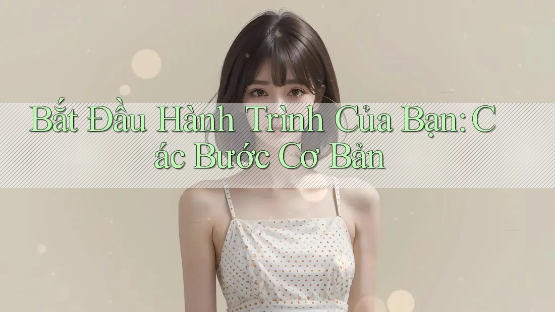 Bắt Đầu Hành Trình Của Bạn: Các Bước Cơ Bản