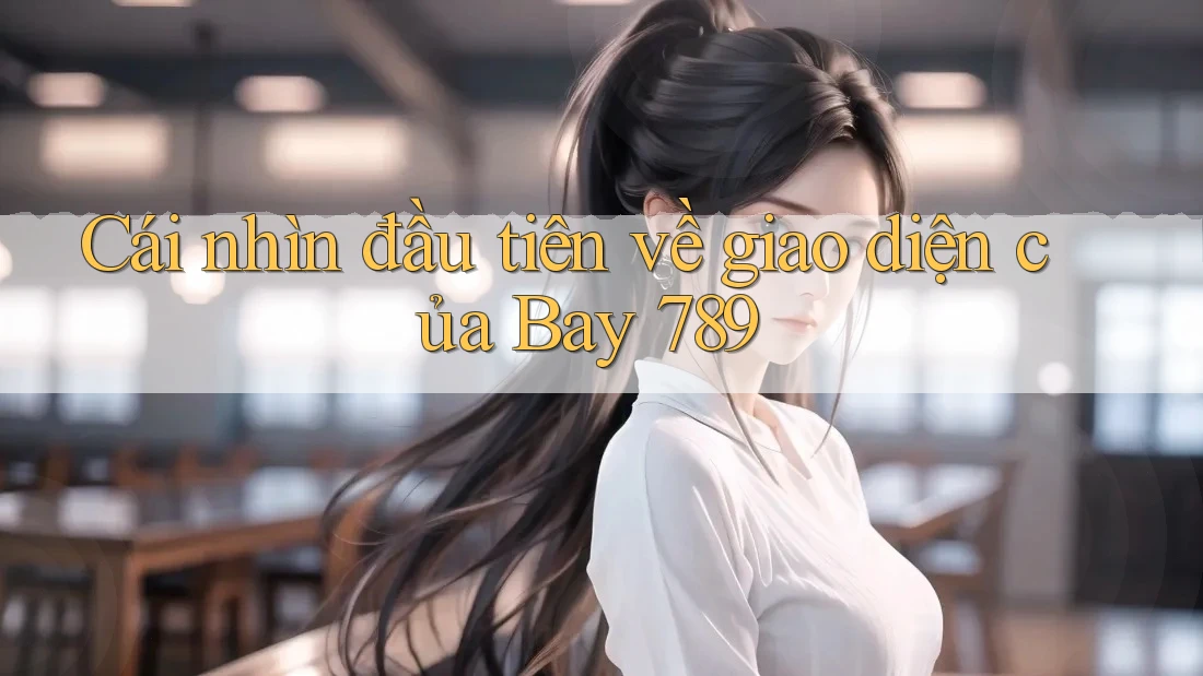 Cái nhìn đầu tiên về giao diện của Bay 789