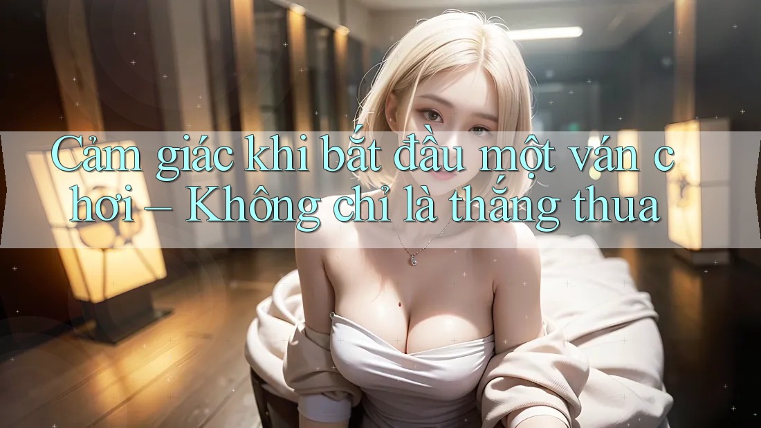 Cảm giác khi bắt đầu một ván chơi – Không chỉ là thắng thua