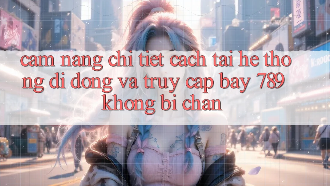 Cẩm nang chi tiết cách tải hệ thống di động và truy cập bay 789 không bị chặn