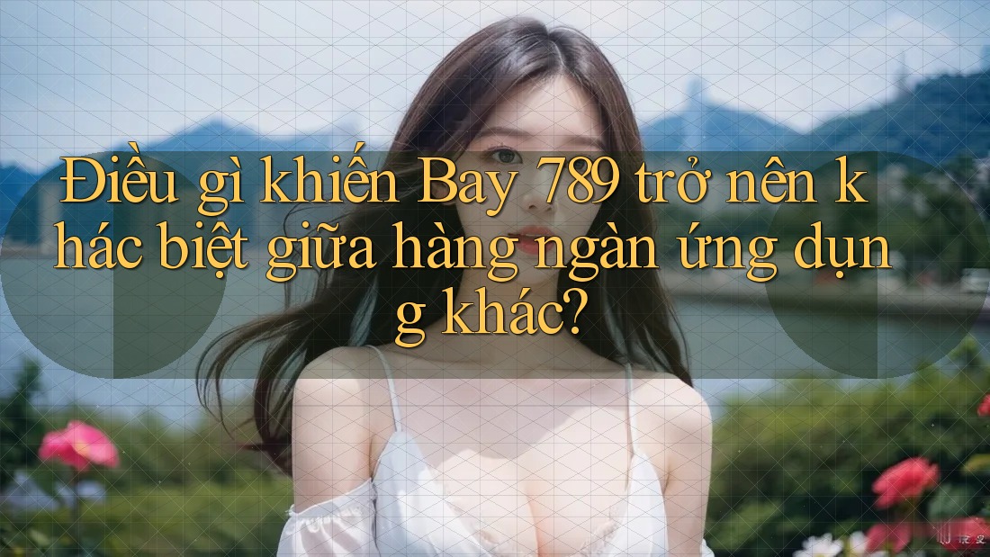 Điều gì khiến Bay 789 trở nên khác biệt giữa hàng ngàn ứng dụng khác?