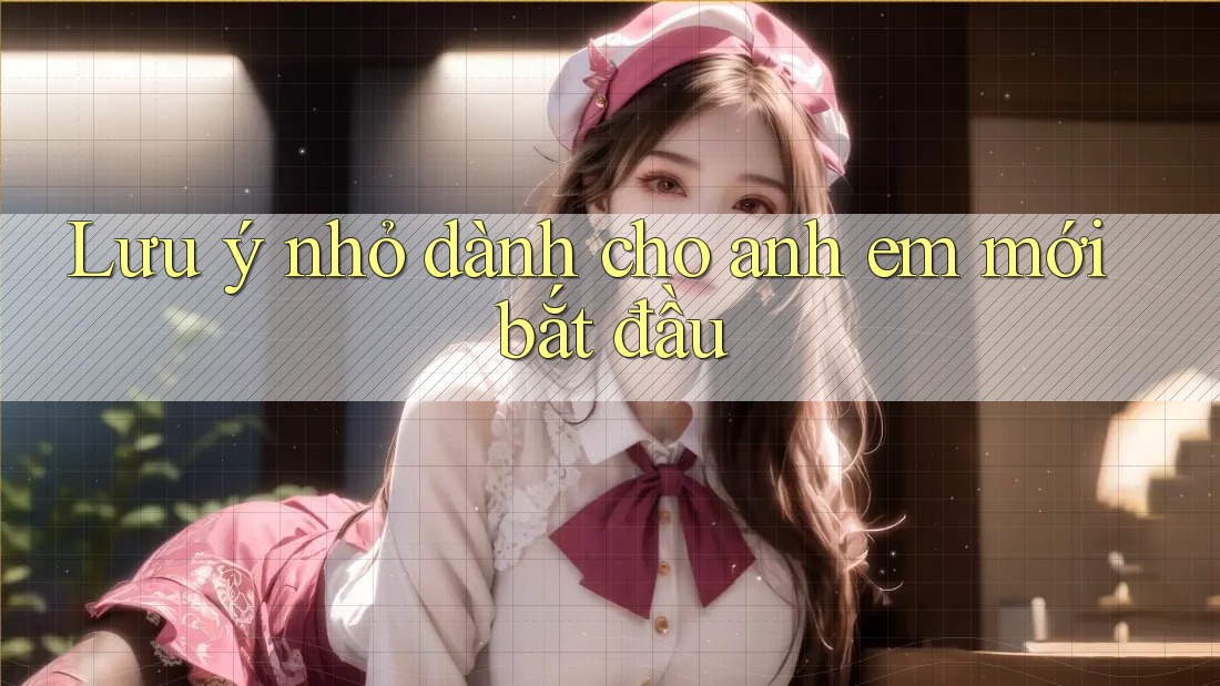 Lưu ý nhỏ dành cho anh em mới bắt đầu