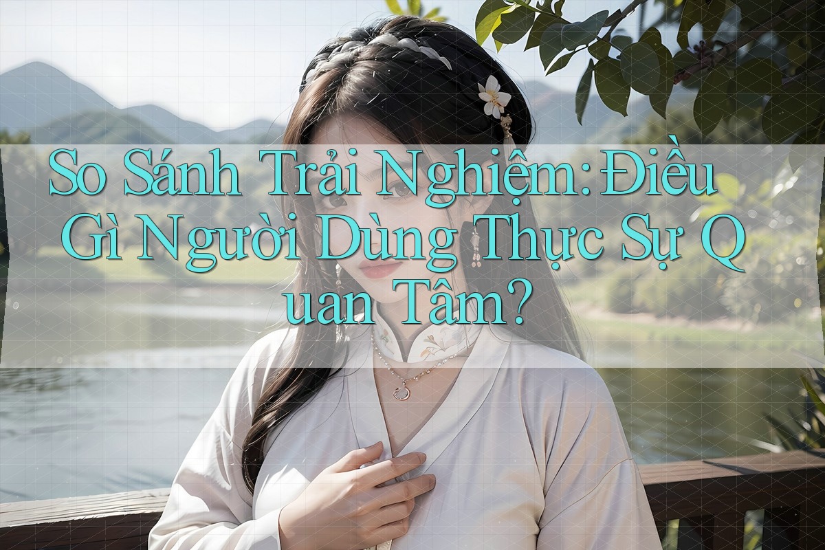 So Sánh Trải Nghiệm: Điều Gì Người Dùng Thực Sự Quan Tâm?