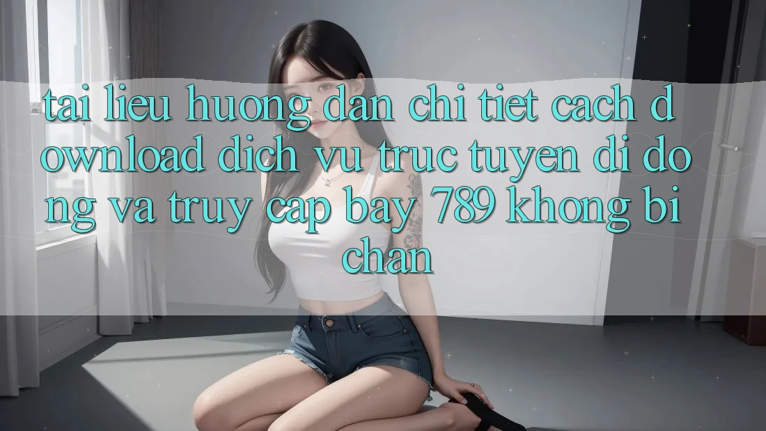 Tài liệu hướng dẫn chi tiết cách download dịch vụ trực tuyến di động và truy cập bay 789 không bị chặn