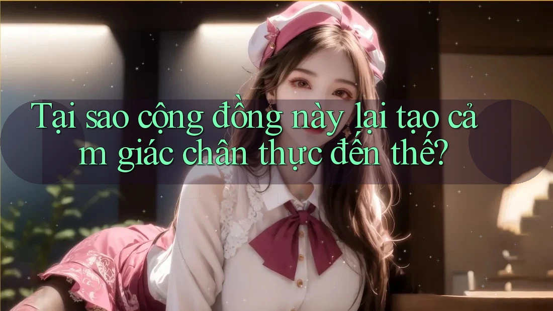 Tại sao cộng đồng này lại tạo cảm giác chân thực đến thế?