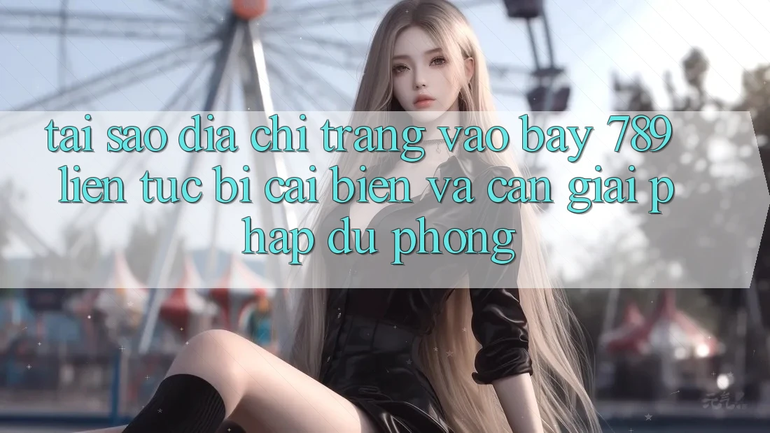 Tại sao địa chỉ trang vào bay 789 liên tục bị cải biến và cần giải pháp dự phòng?