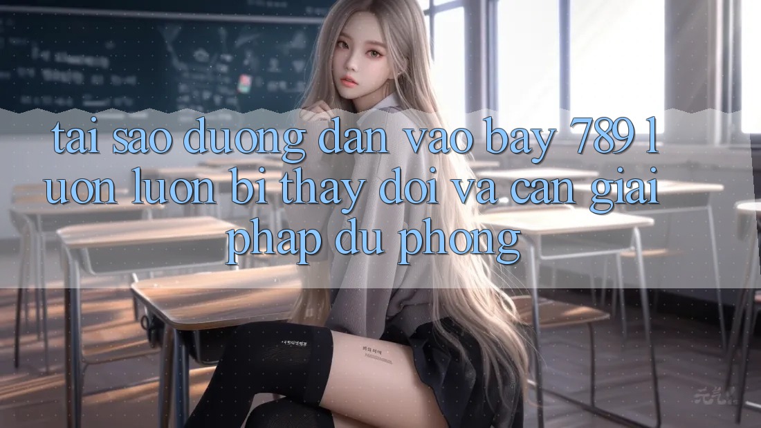 Tại sao đường dẫn vào bay 789 luôn luôn bị thay đổi và cần giải pháp dự phòng?