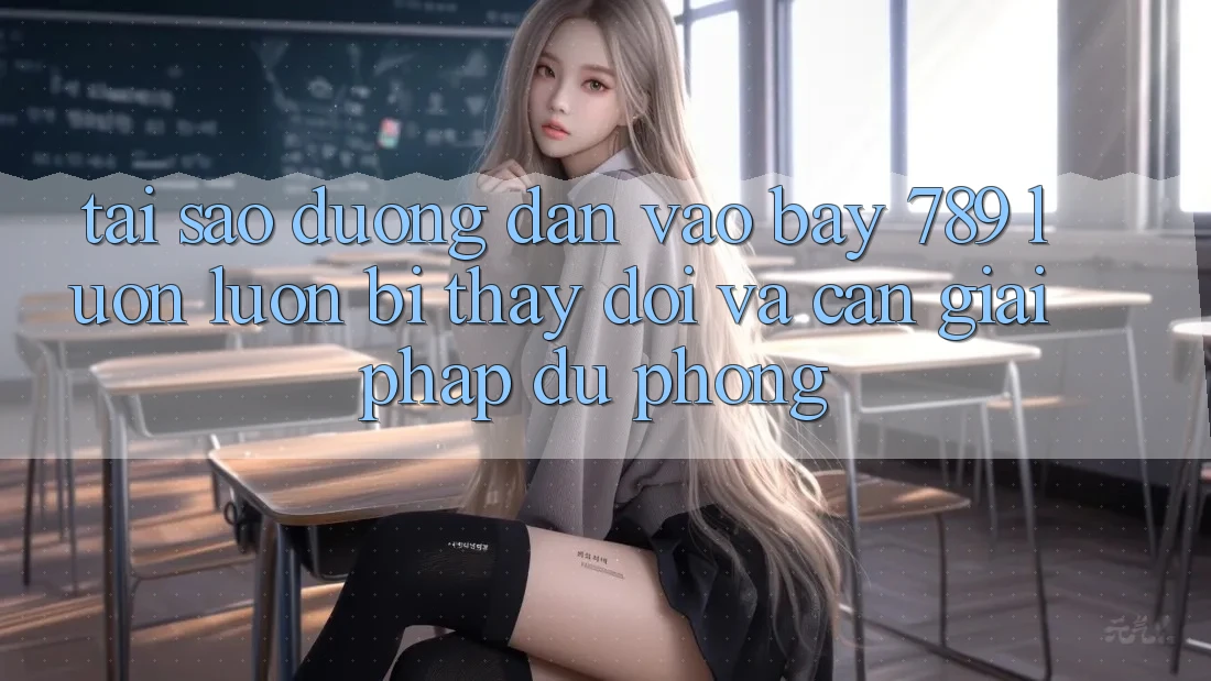 Tại sao đường dẫn vào bay 789 luôn luôn bị thay đổi và cần giải pháp dự phòng?