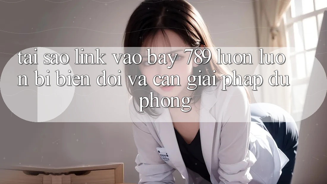 Tại sao link vào bay 789 luôn luôn bị biến đổi và cần giải pháp dự phòng?